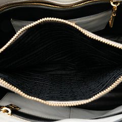 Prada Saffiano Soft Triple Pocket Tote