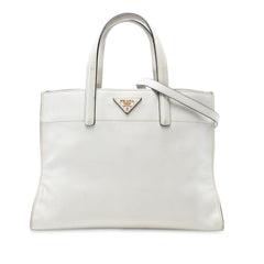 Prada Saffiano Soft Triple Pocket Tote