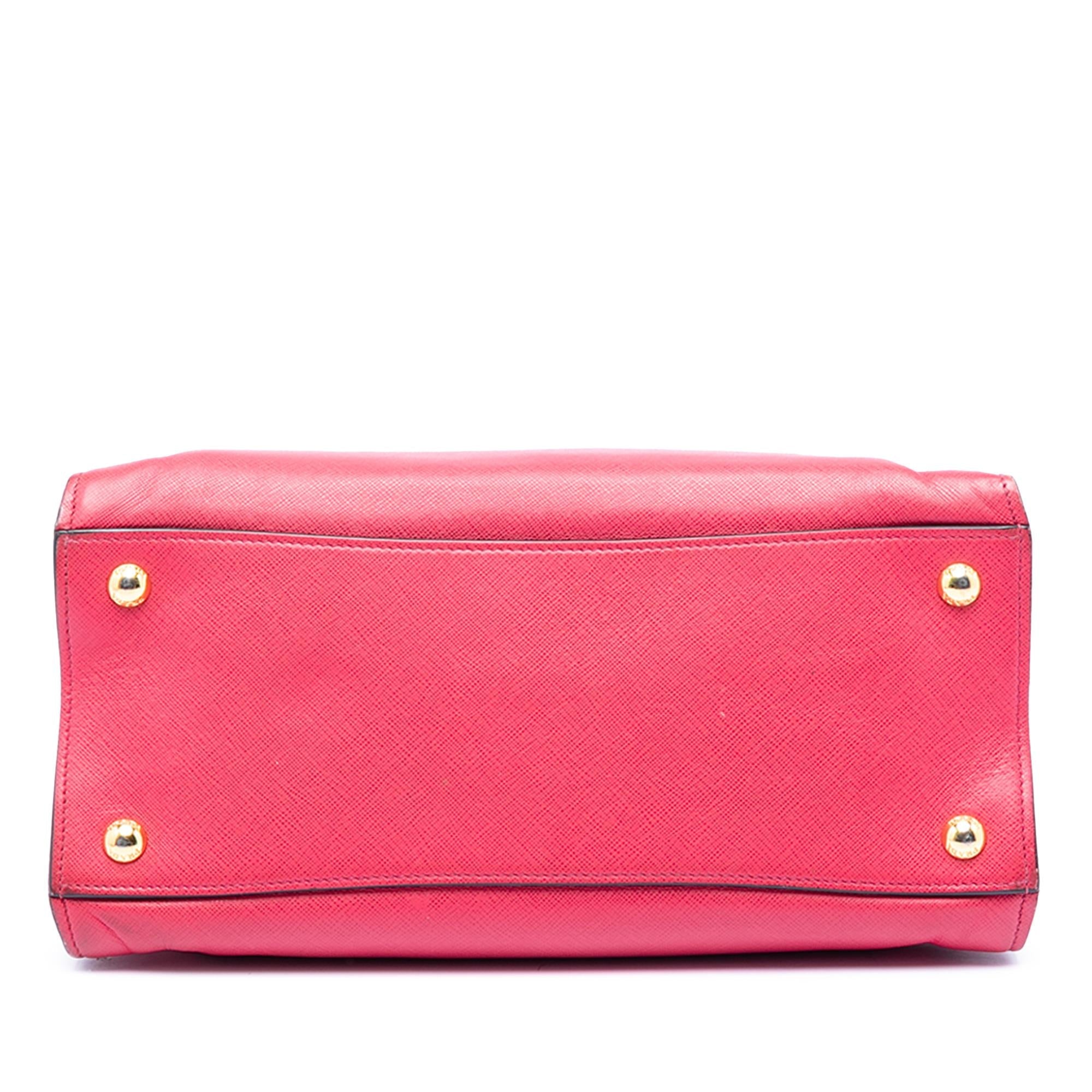 Prada Saffiano Soft Triple Pocket Tote