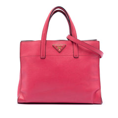 Prada Saffiano Soft Triple Pocket Tote