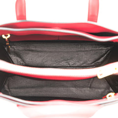 Prada Saffiano Soft Triple Pocket Tote