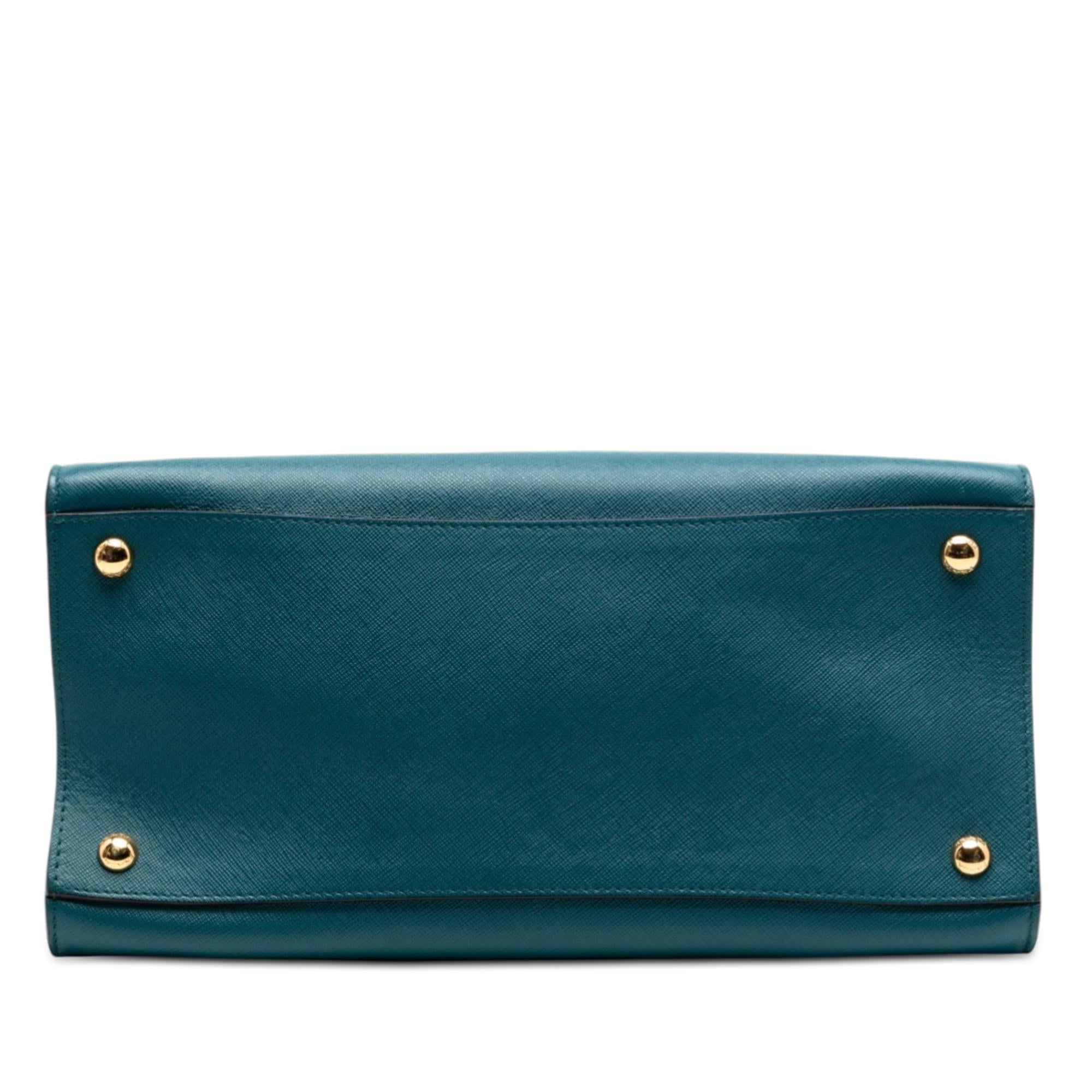 Prada Saffiano Soft Triple Pocket Tote