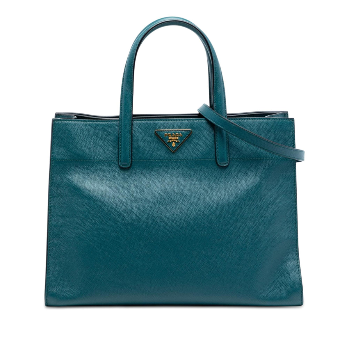Prada Saffiano Soft Triple Pocket Tote