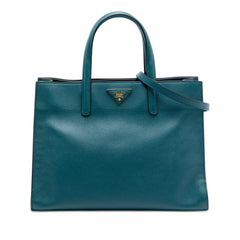 Prada Saffiano Soft Triple Pocket Tote