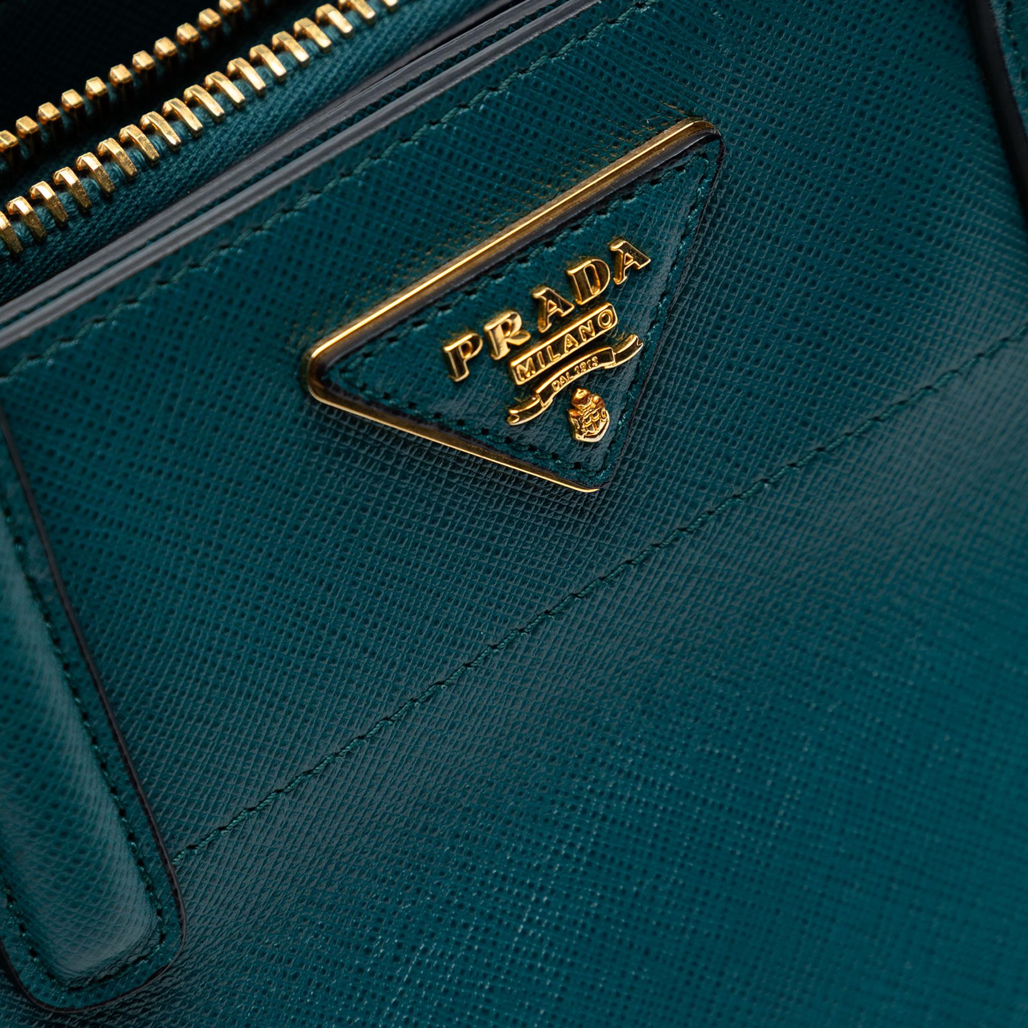 Prada Saffiano Soft Triple Pocket Tote