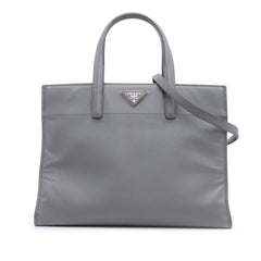 Prada Saffiano Soft Triple Pocket Tote