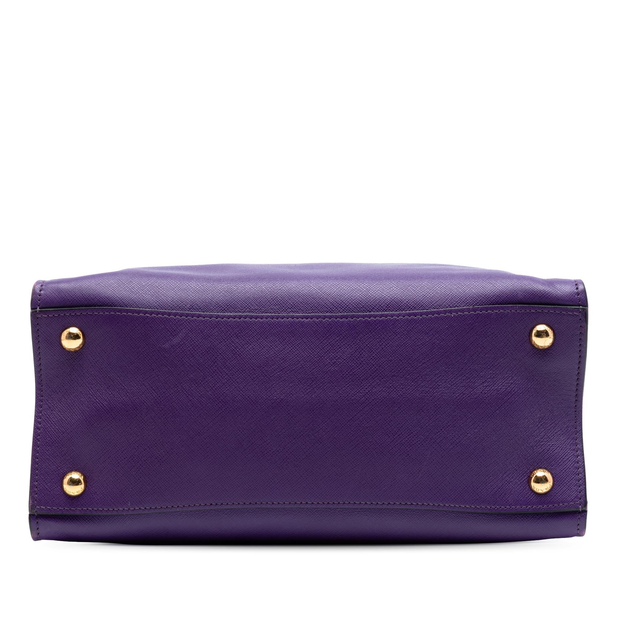 Prada Saffiano Soft Triple Pocket Tote