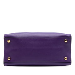 Prada Saffiano Soft Triple Pocket Tote