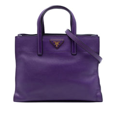 Prada Saffiano Soft Triple Pocket Tote