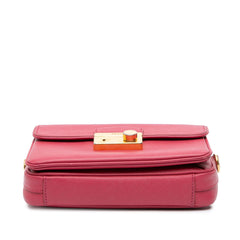 Prada Saffiano Sound Lock Satchel