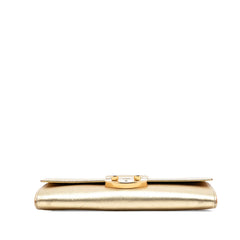Prada Saffiano Sound Lock Wallet on Chain