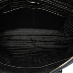 Prada Saffiano Striped Business Bag