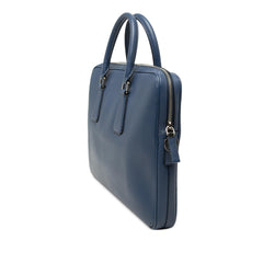Prada Saffiano Striped Business Bag