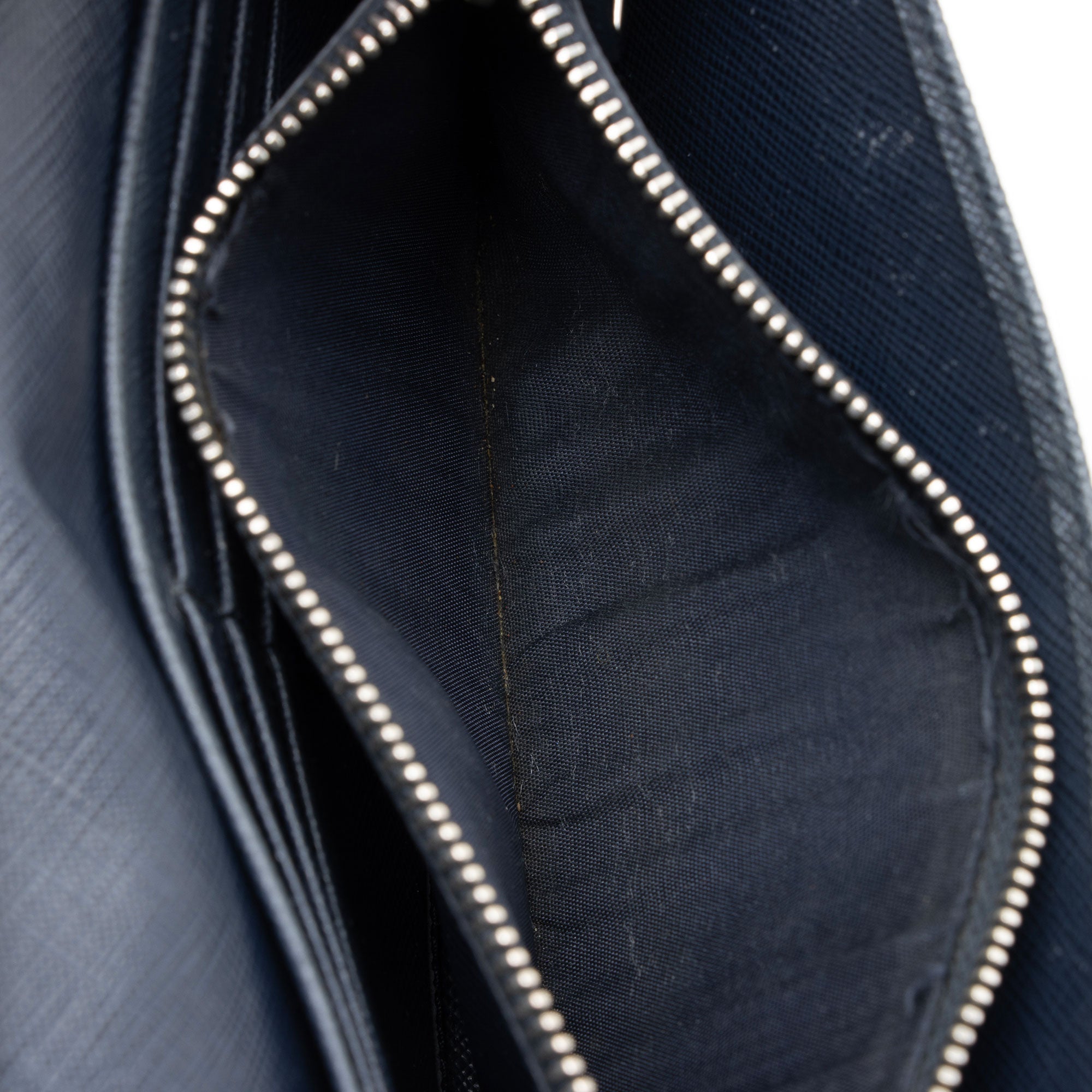 Prada Saffiano Studded Crystal Continental Wallet