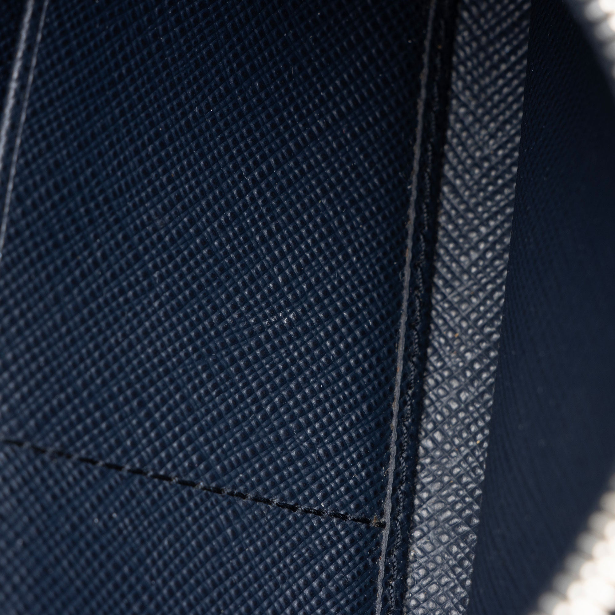 Prada Saffiano Studded Crystal Continental Wallet