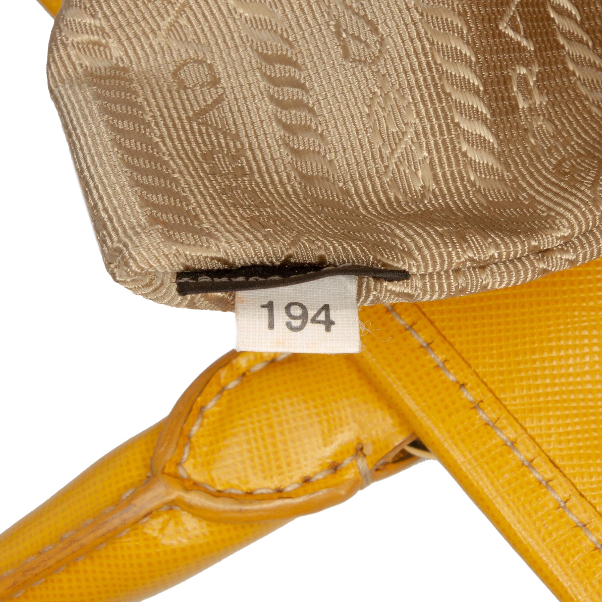 Prada Saffiano Trimmed Canvas Canapa Logo Satchel
