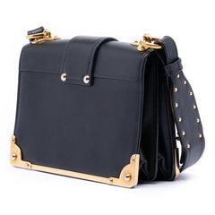 Prada Saffiano Trimmed City Calf Cahier Crossbody