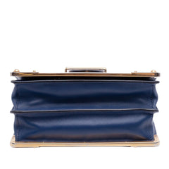 Prada Saffiano Trimmed City Calf Cahier Crossbody