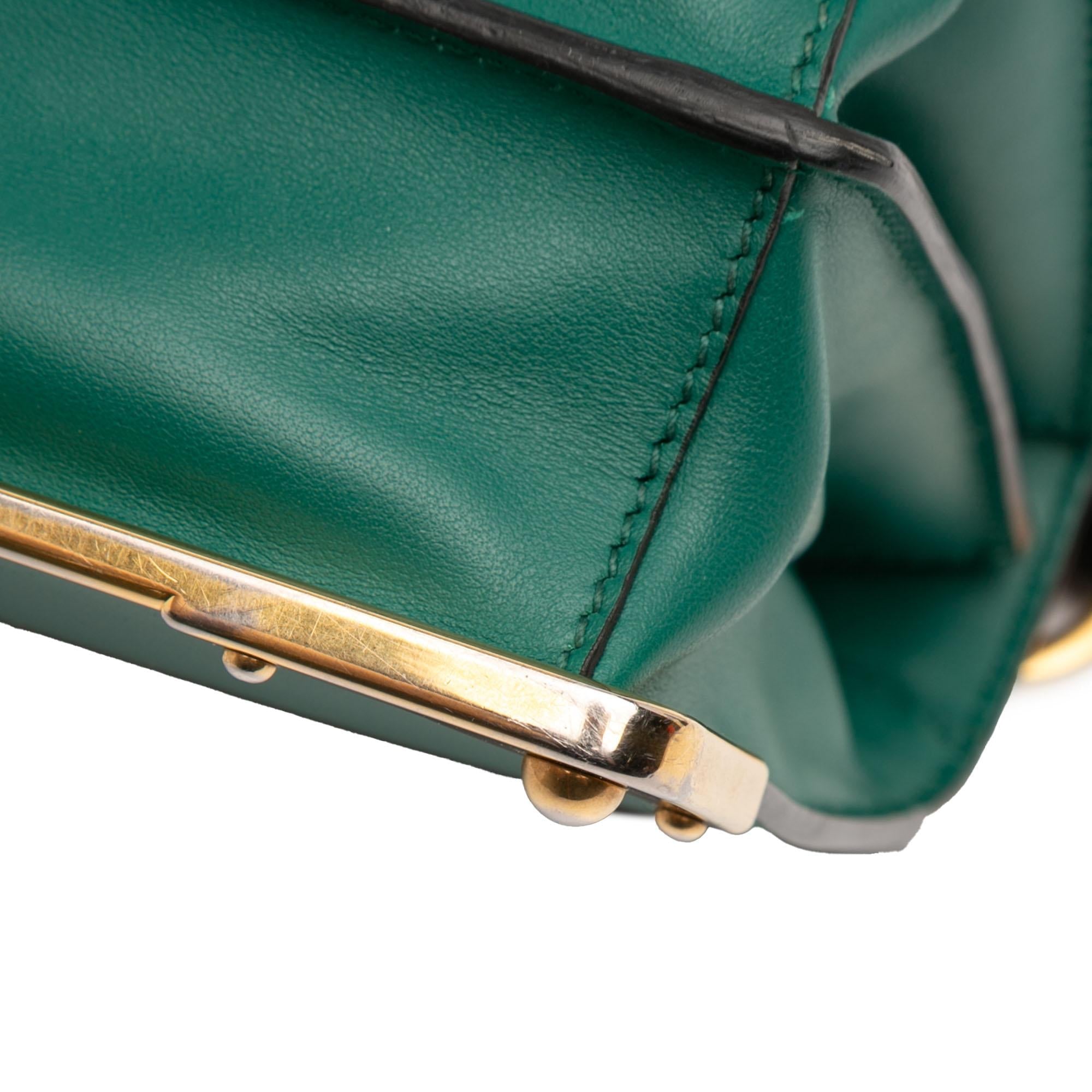 Prada Saffiano Trimmed City Calf Crystal Cahier Crossbody