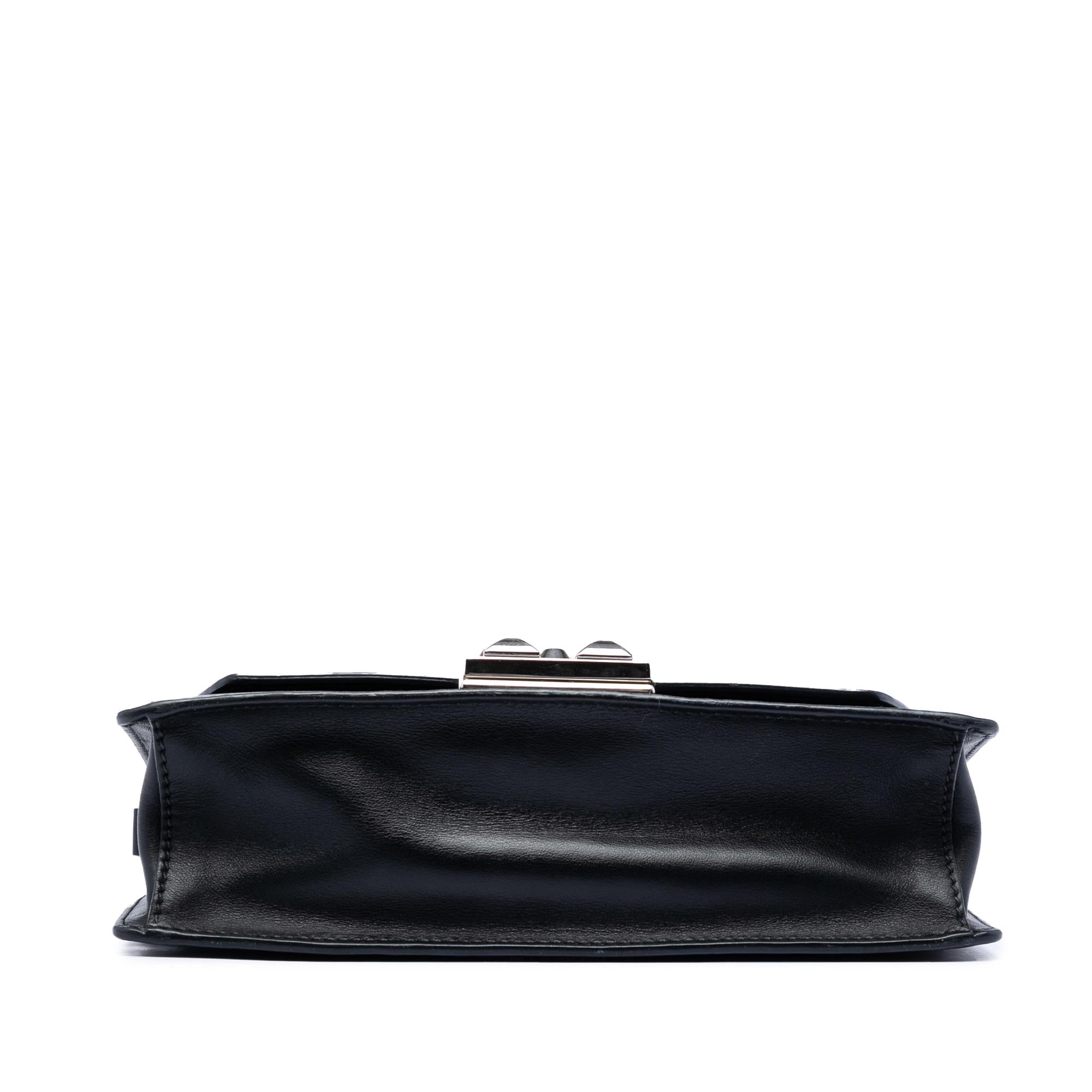 Prada Saffiano Trimmed City Calf Racing Logo Elektra Crossbody