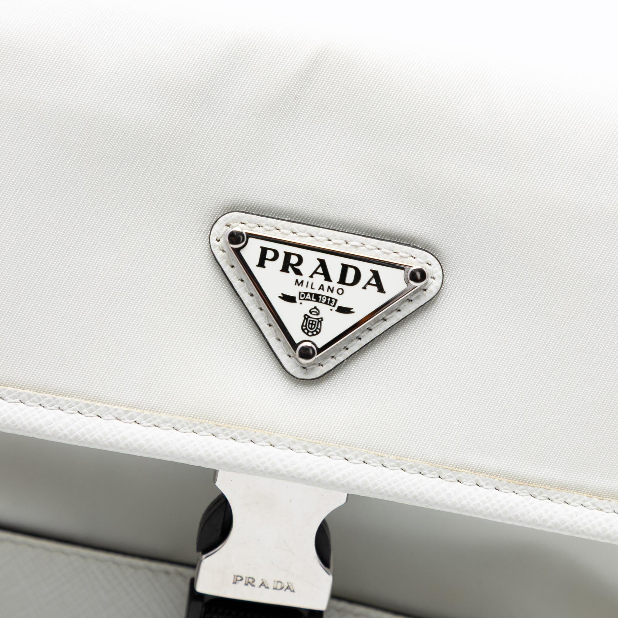 Prada Saffiano Trimmed Re Nylon Smartphone Case