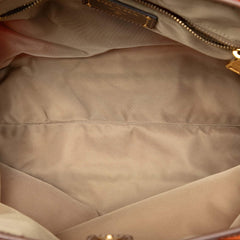 Prada Saffiano Trimmed Tessuto Open Tote