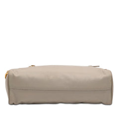 Prada Saffiano Trimmed Tessuto Pocket Shoulder Bag
