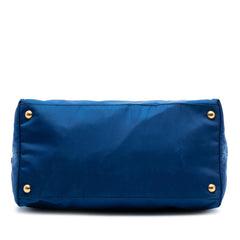 Prada Saffiano Trimmed Tessuto Satchel