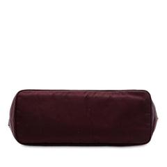 Prada Saffiano Trimmed Tessuto Satchel
