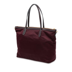 Prada Saffiano Trimmed Tessuto Satchel