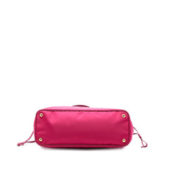 Prada Saffiano Trimmed Tessuto Tote