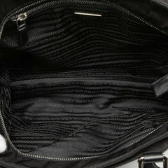 Prada Saffiano Trimmed Tessuto Tote