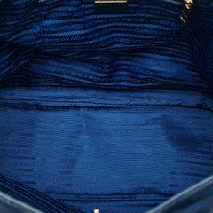 Prada Saffiano Trimmed Tessuto Tote
