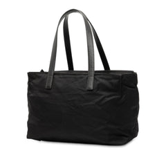 Prada Saffiano Trimmed Tessuto Tote