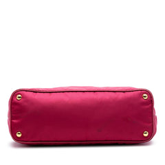 Prada Saffiano Trimmed Tessuto Tote