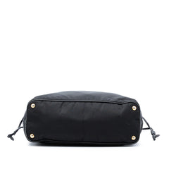 Prada Saffiano Trimmed Tessuto Tote