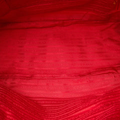 Prada Saffiano Trimmed Tessuto Zip Top Convertible Tote
