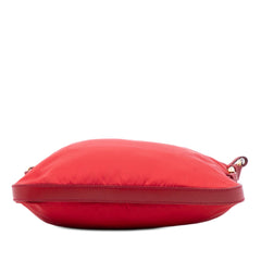 Prada Saffiano Trimmed Tessuto Zip Top Crossbody