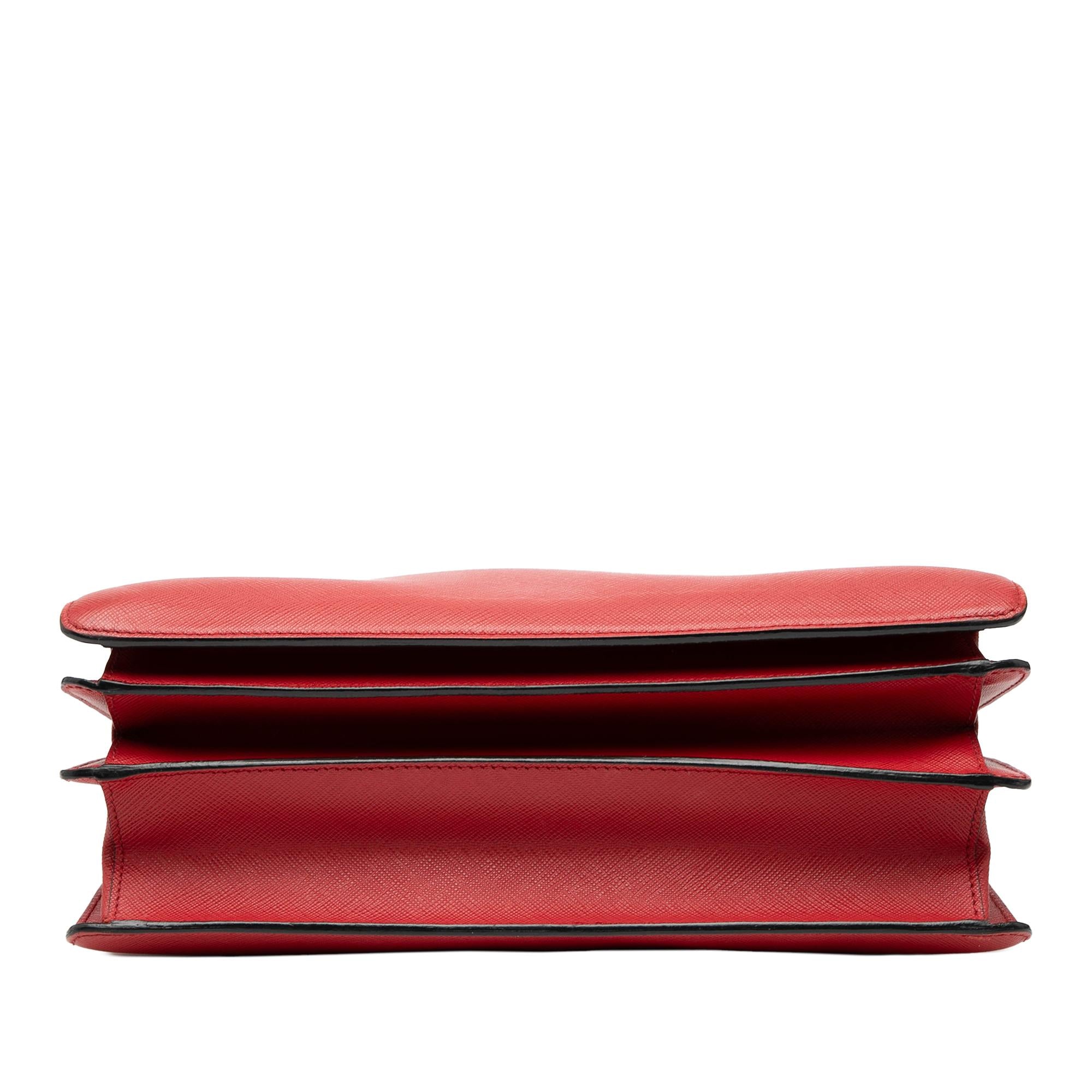 Prada Saffiano Turnlock Handbag