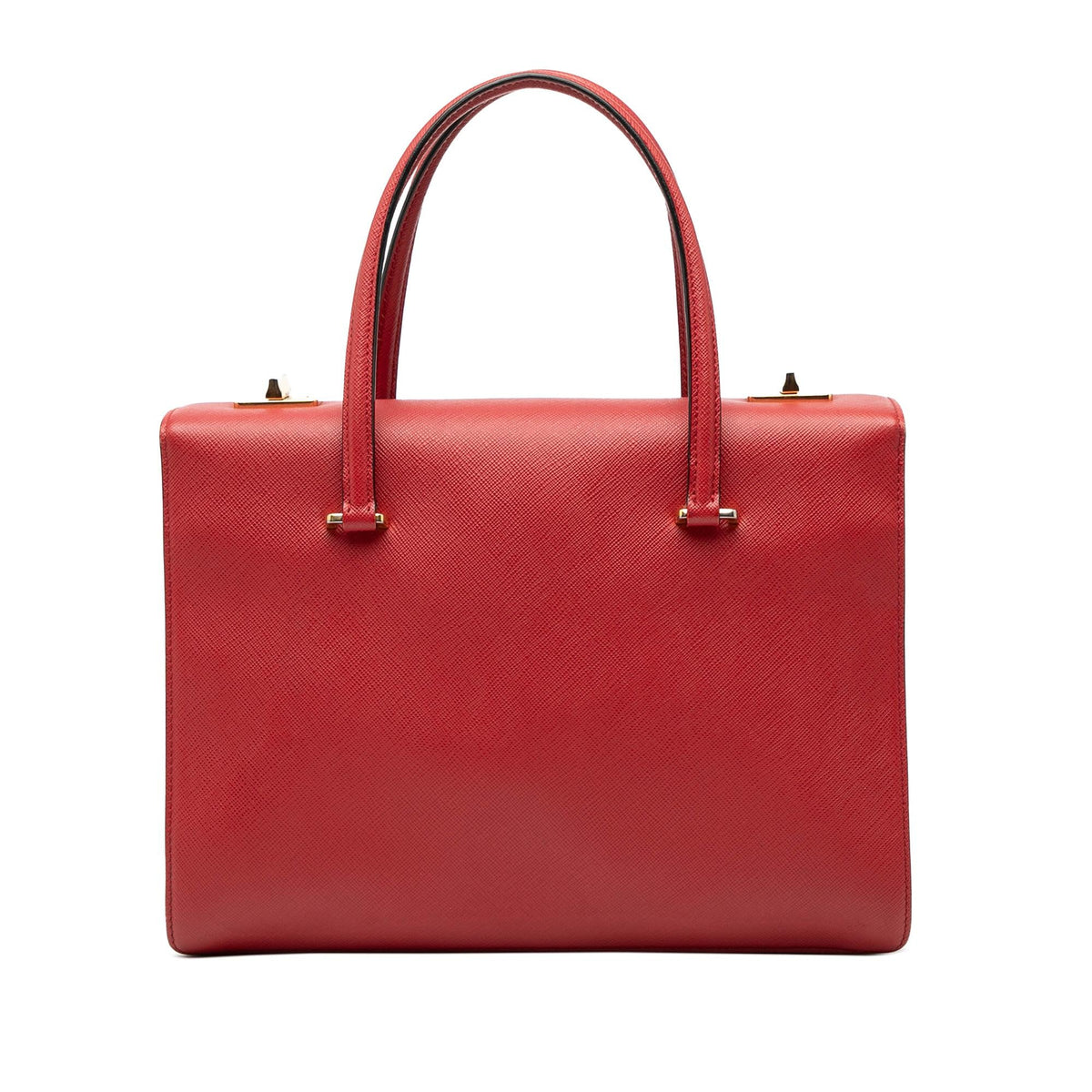 Prada Saffiano Turnlock Handbag