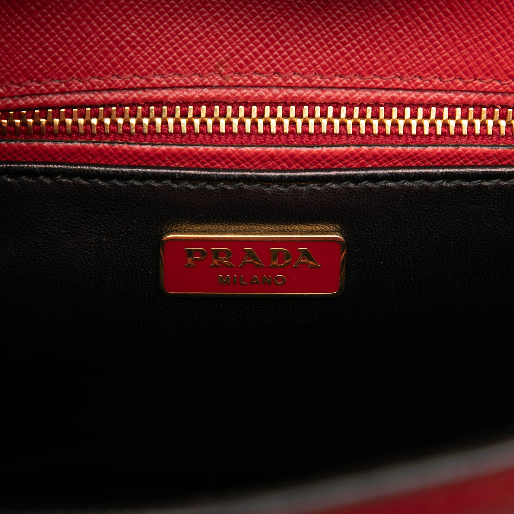 Prada Saffiano Turnlock Handbag
