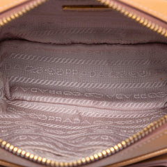 Prada Saffiano Vernice Bow Camera Bag