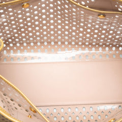 Prada Saffiano Vernice Fori Perforated Tote