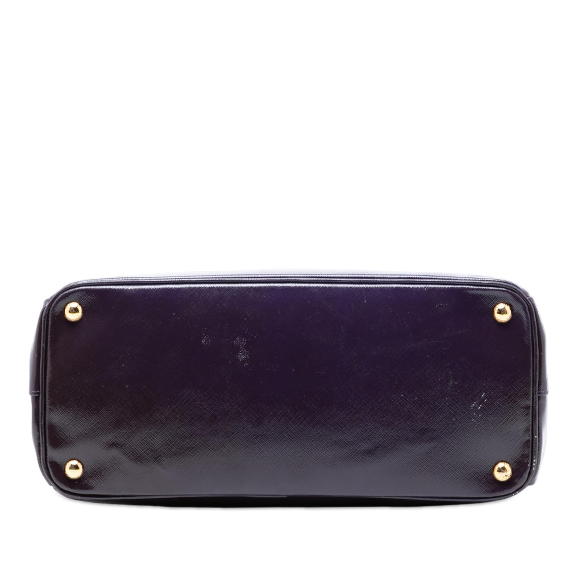 Prada Saffiano Vernice Parabole Tote
