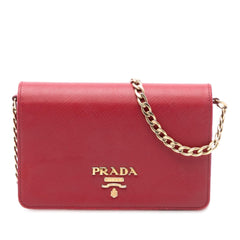 Prada Saffiano Wallet On Chain
