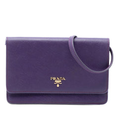 Prada Saffiano Wallet on Strap