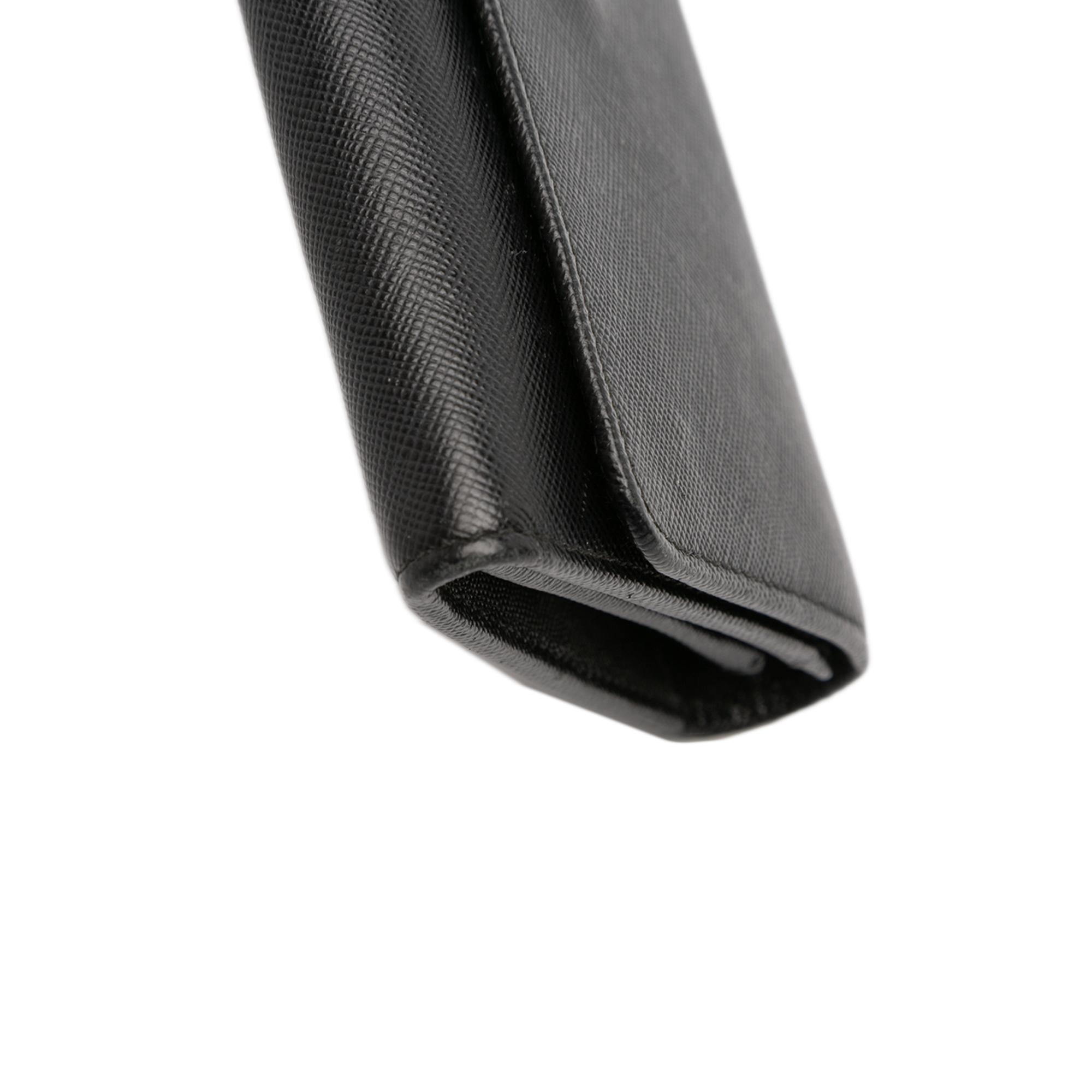 Prada Saffiano Wallet on Strap