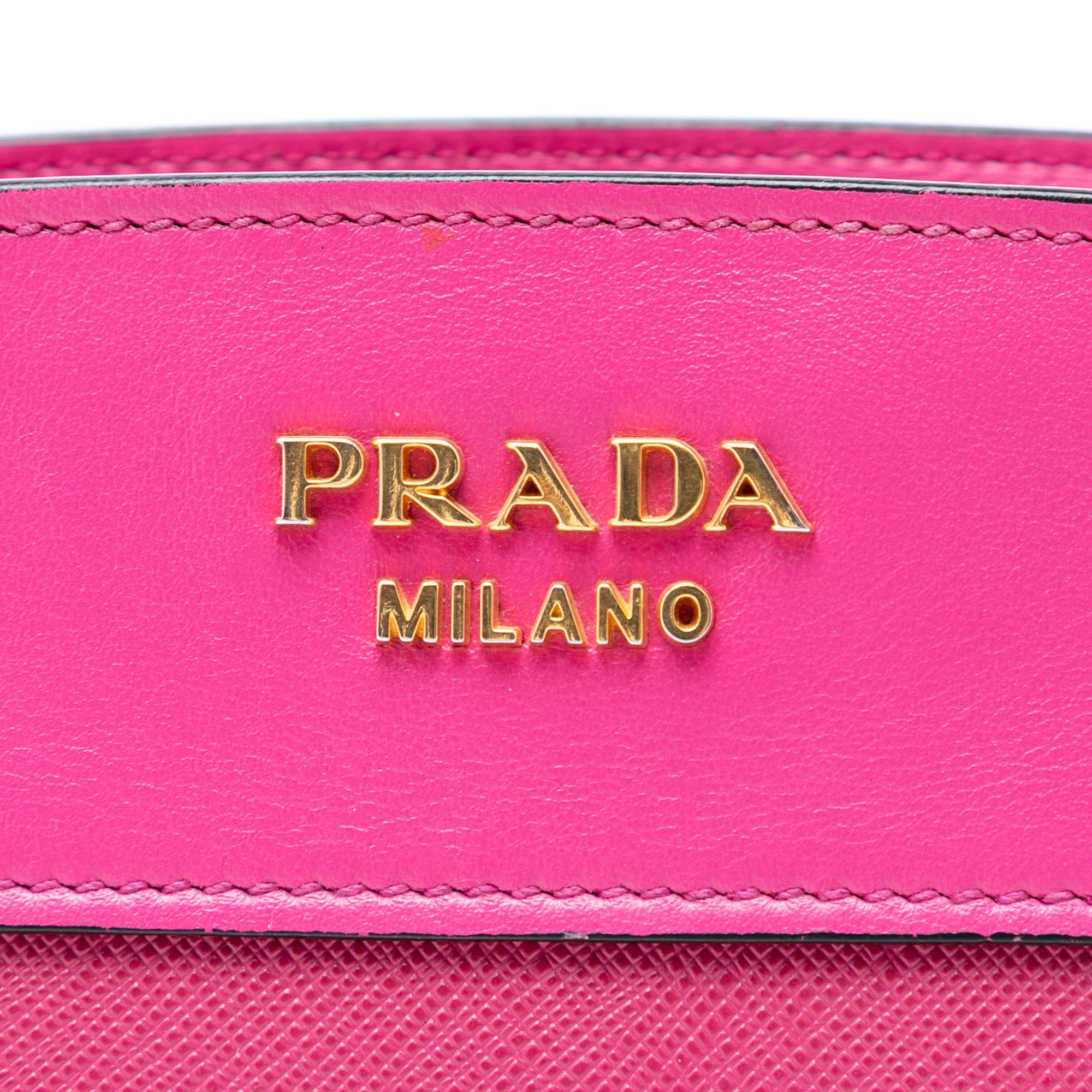 Prada Saffiano and City Calf Esplanade Crossbody