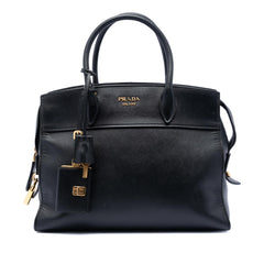 Prada Saffiano and City Calf Esplanade Satchel