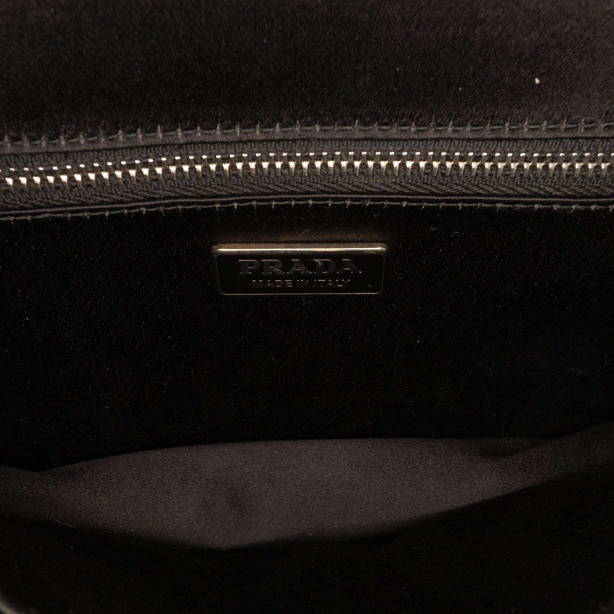 Prada Sequin Embellished Baia Chain Flap